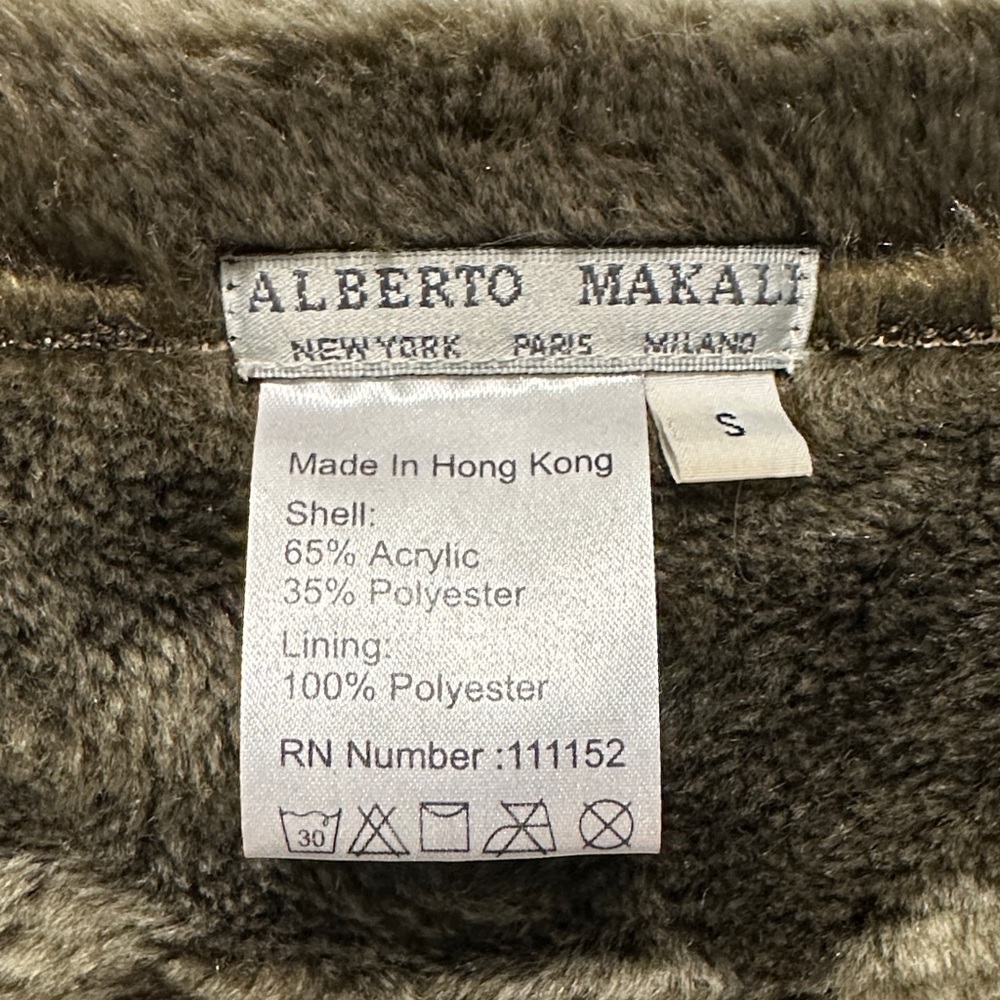 Alberto Makali Multicolor Patchwork Teddy Jacket - image 2